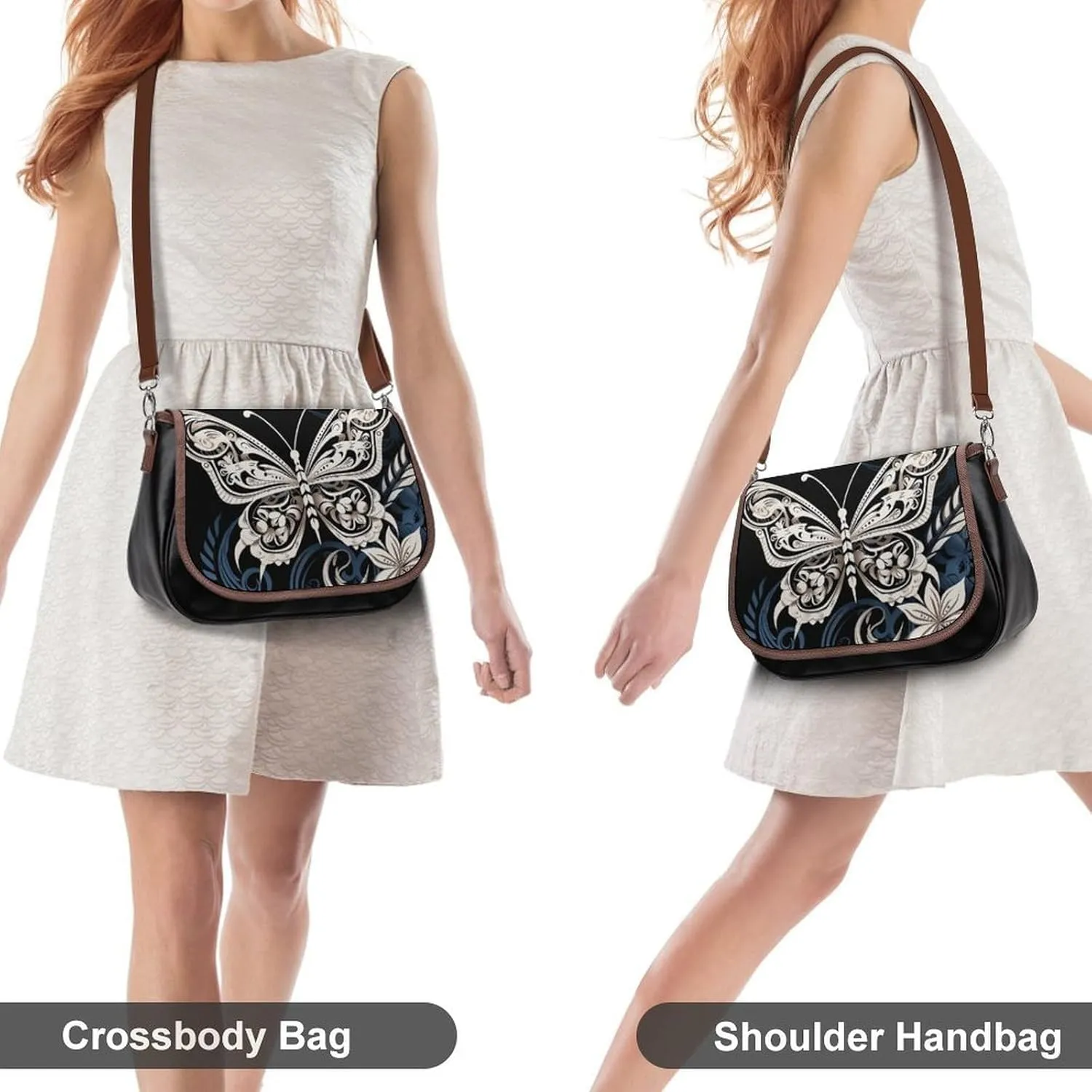 Rainbow Color Stripe Crossbody Bags for Women Travel Shoulder Bag Small Leather Cross Body Handbags