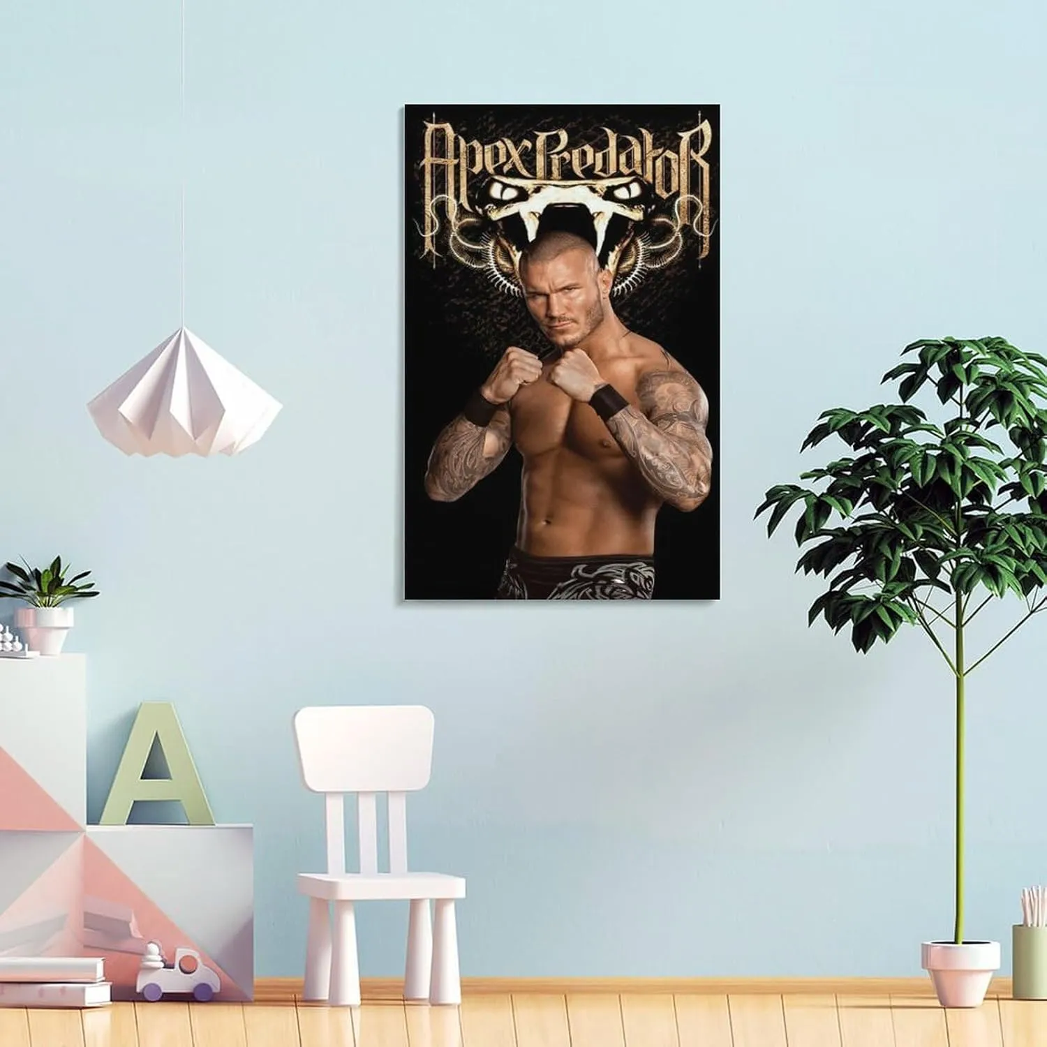 Randy Orton Wrestler Wrestler Snake Canvas Poster (8) Posters Wall Art Painting Canvas Living Room Prints Bedroom Decor Poster Artworks 16x24inch(40x60cm)