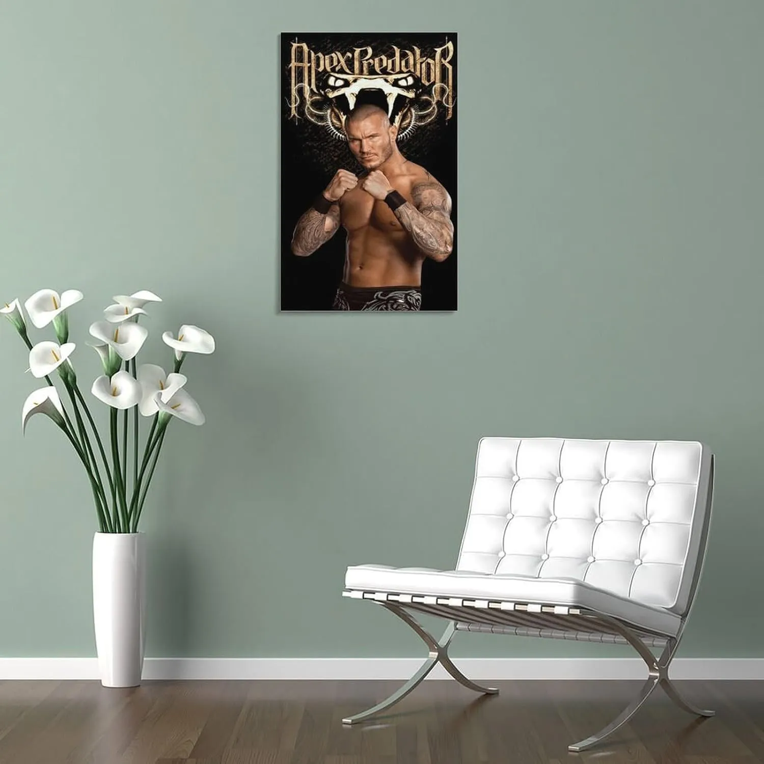 Randy Orton Wrestler Wrestler Snake Canvas Poster (8) Posters Wall Art Painting Canvas Living Room Prints Bedroom Decor Poster Artworks 16x24inch(40x60cm)