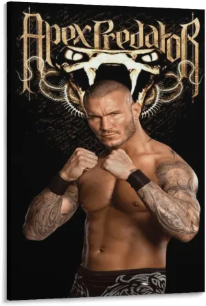 Randy Orton Wrestler Wrestler Snake Canvas Poster (8) Posters Wall Art Painting Canvas Living Room Prints Bedroom Decor Poster Artworks 16x24inch(40x60cm)