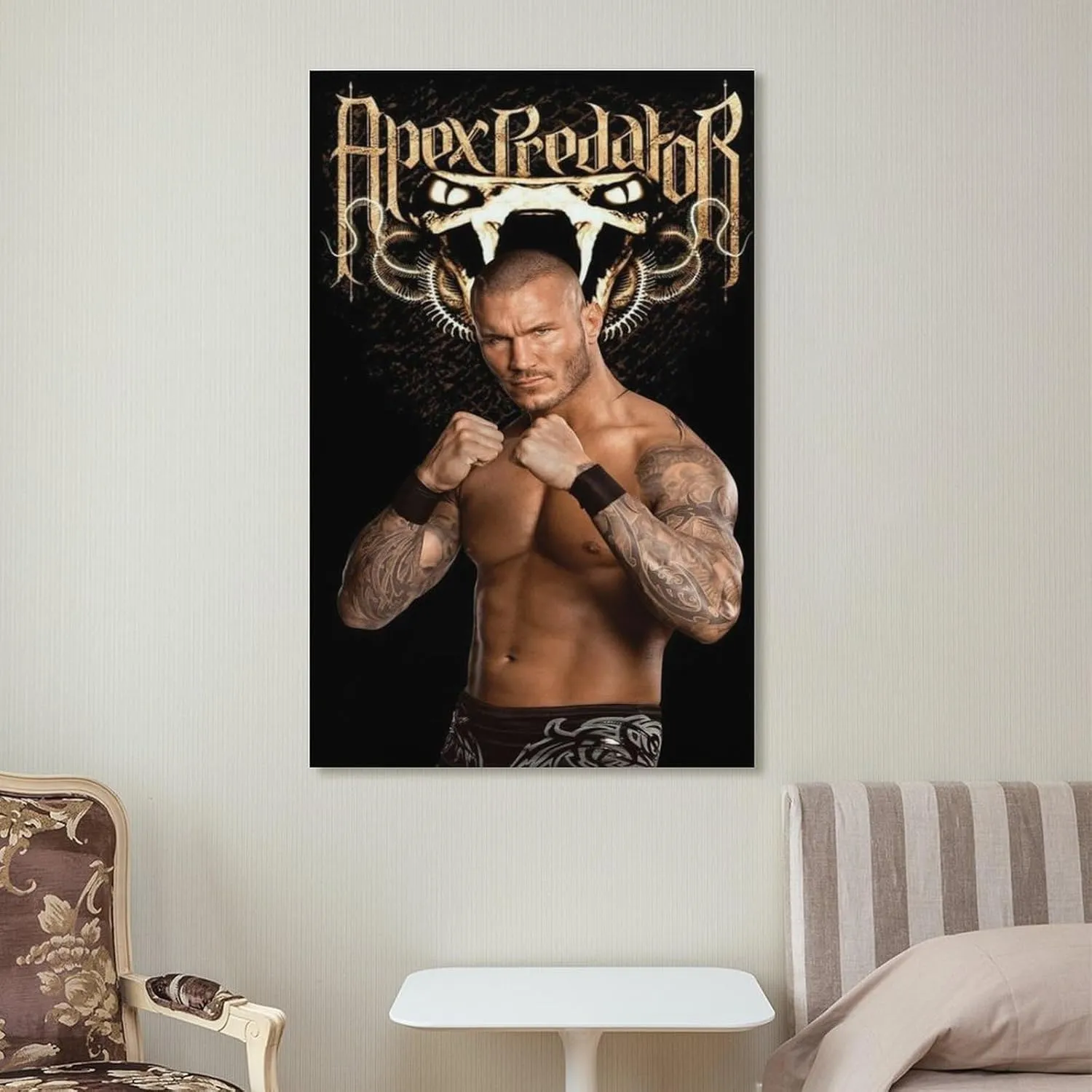 Randy Orton Wrestler Wrestler Snake Canvas Poster (8) Posters Wall Art Painting Canvas Living Room Prints Bedroom Decor Poster Artworks 16x24inch(40x60cm)
