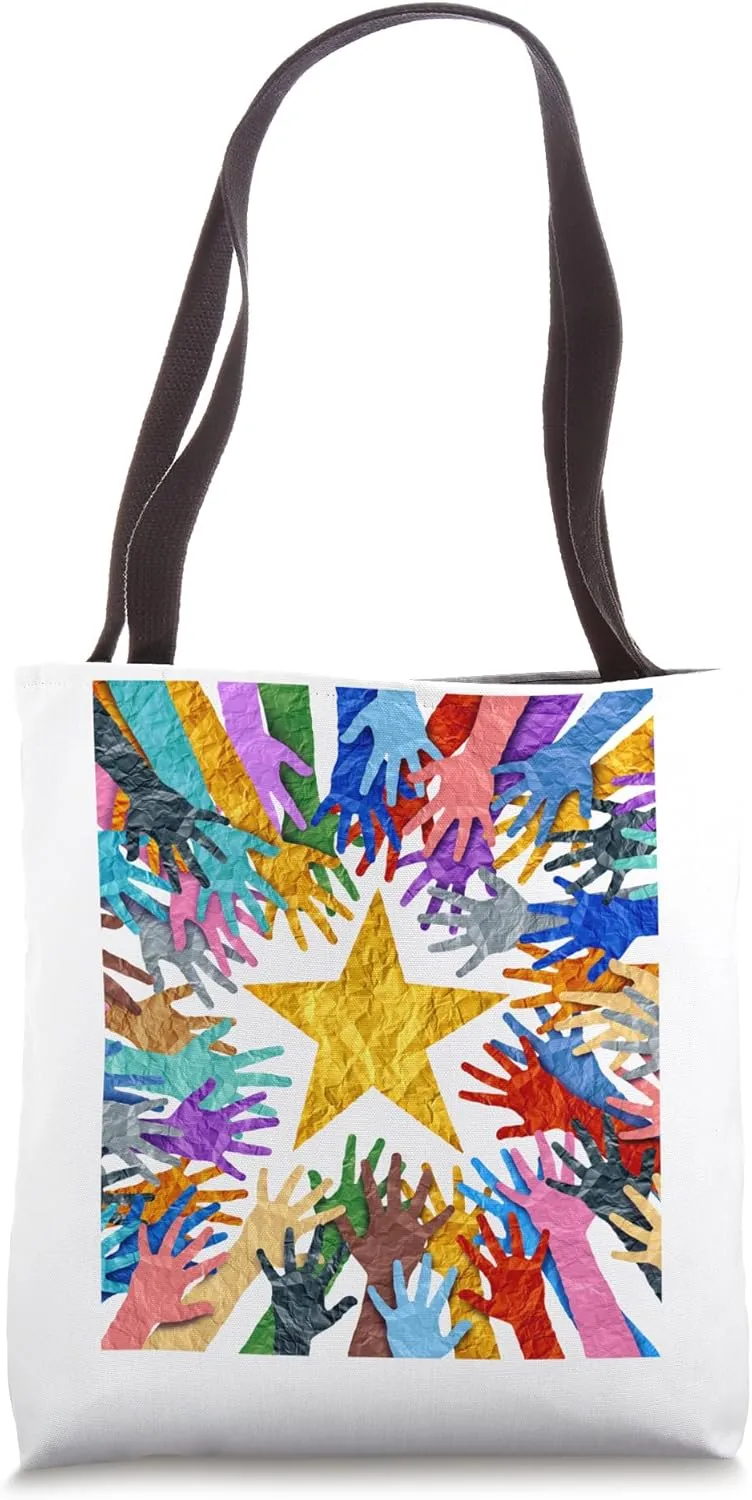 recognition and community support star employee Tote Bag