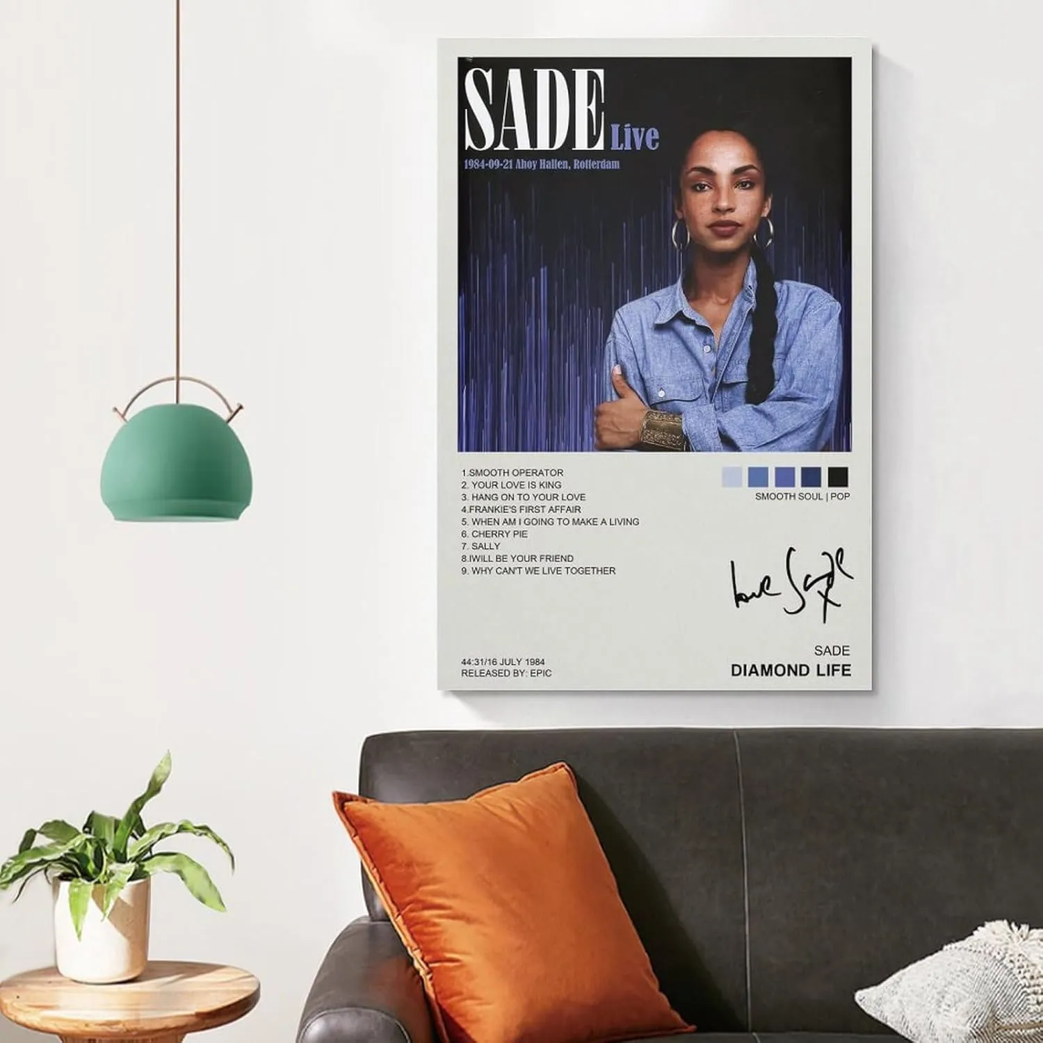 Redamancy Sade Poster Canvas Wall Art For Room Aesthetic And Decor (22) Poster For Bedroom Living Room Bathroom Kitchen Office Decor 20x30inch(50x75cm) Unframe-style