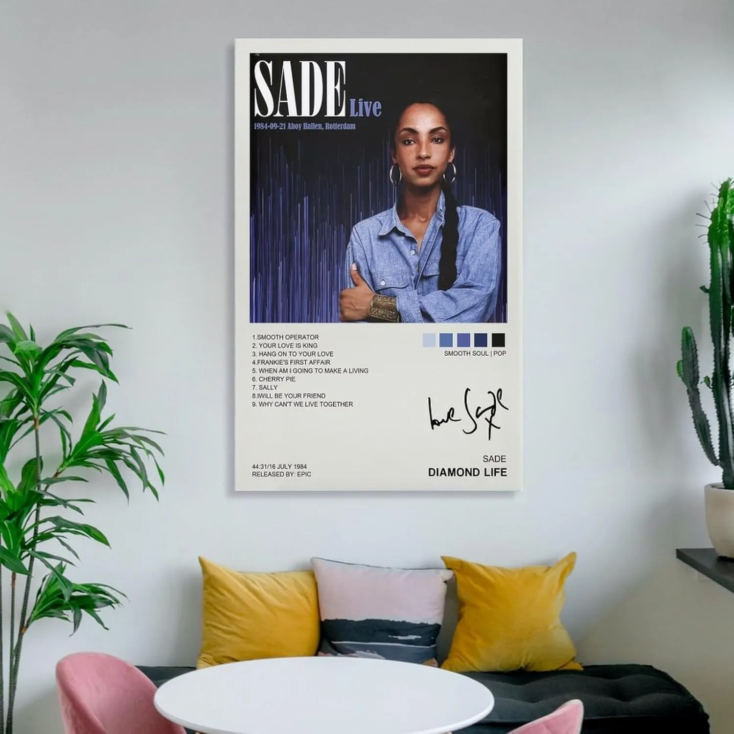 Redamancy Sade Poster Canvas Wall Art For Room Aesthetic And Decor (22) Poster For Bedroom Living Room Bathroom Kitchen Office Decor 20x30inch(50x75cm) Unframe-style