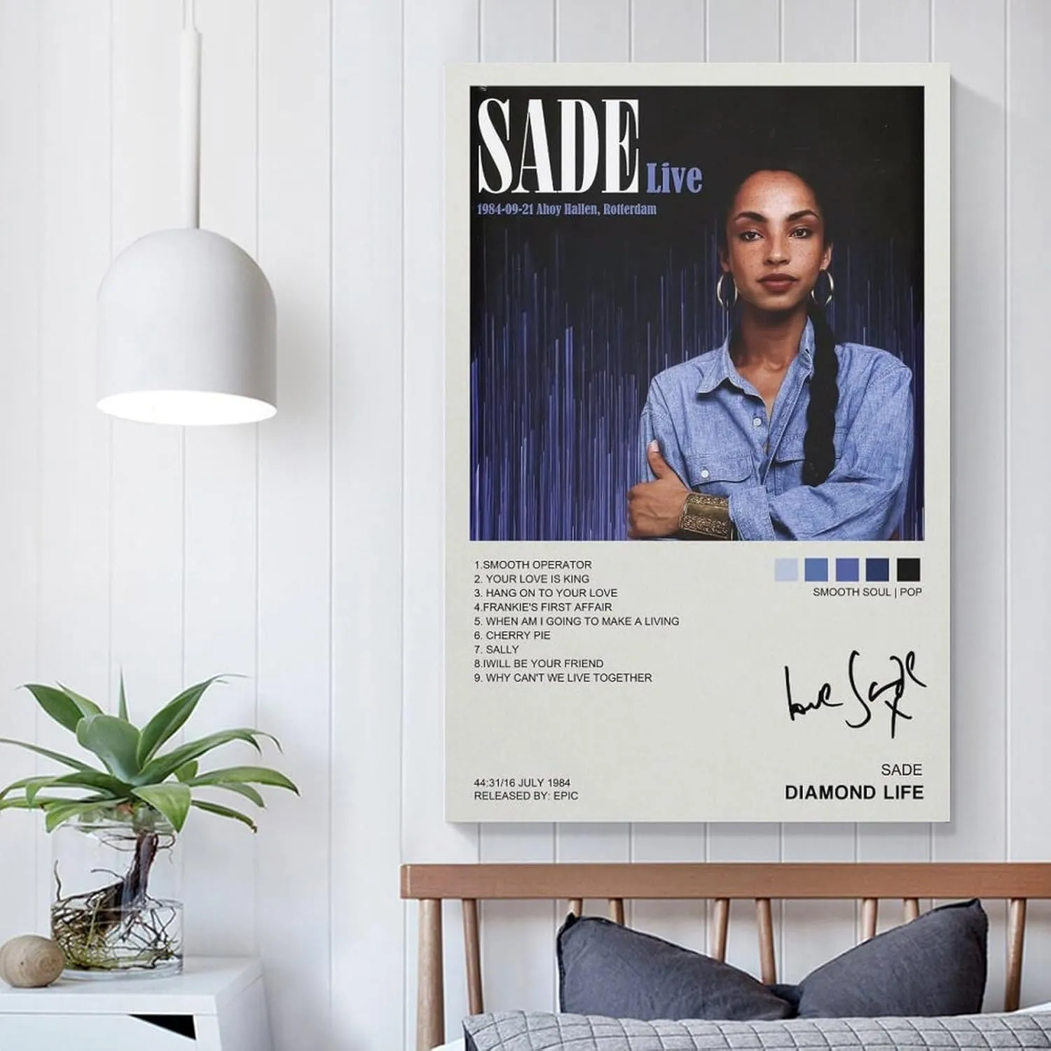 Redamancy Sade Poster Canvas Wall Art For Room Aesthetic And Decor (22) Poster For Bedroom Living Room Bathroom Kitchen Office Decor 20x30inch(50x75cm) Unframe-style