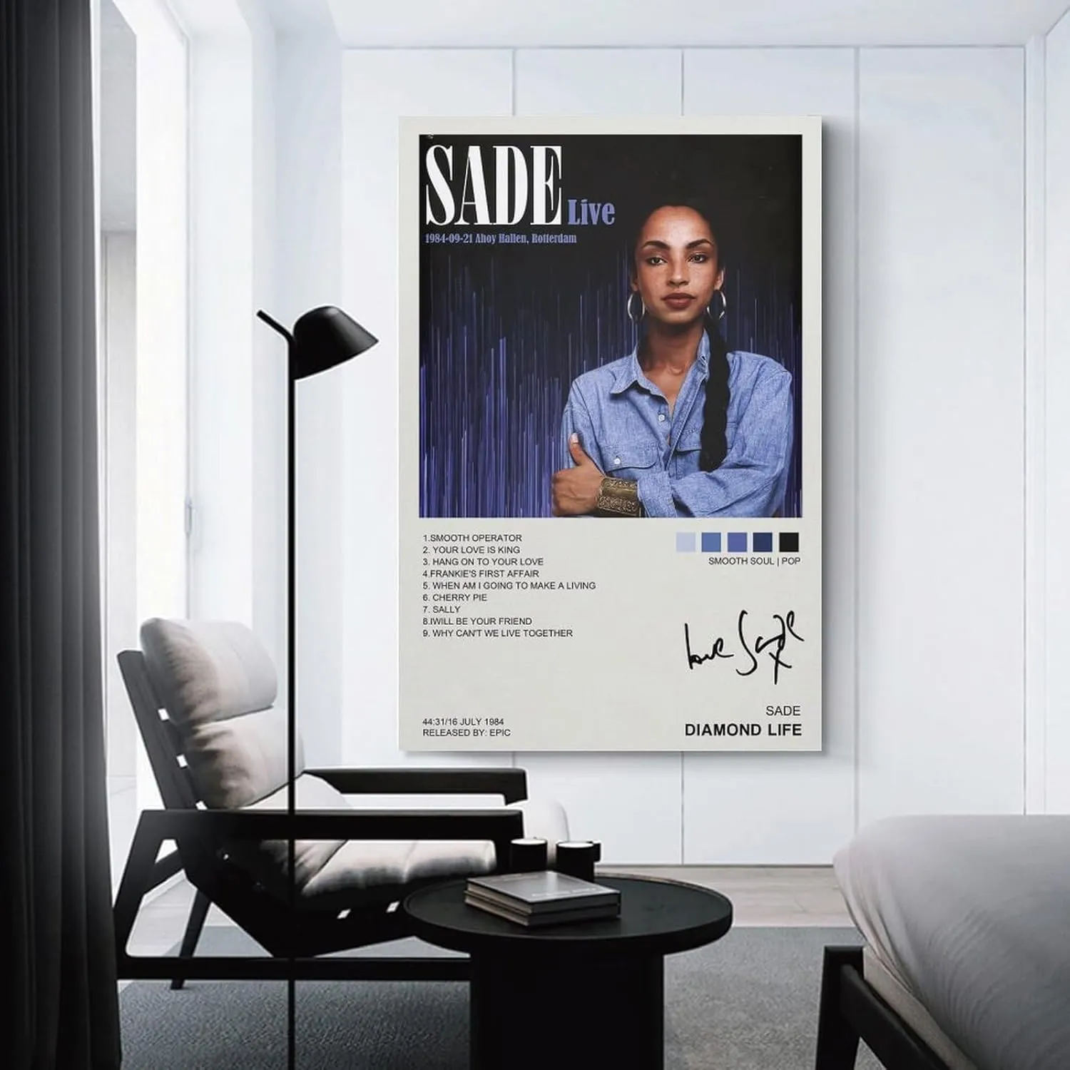 Redamancy Sade Poster Canvas Wall Art For Room Aesthetic And Decor (22) Poster For Bedroom Living Room Bathroom Kitchen Office Decor 20x30inch(50x75cm) Unframe-style