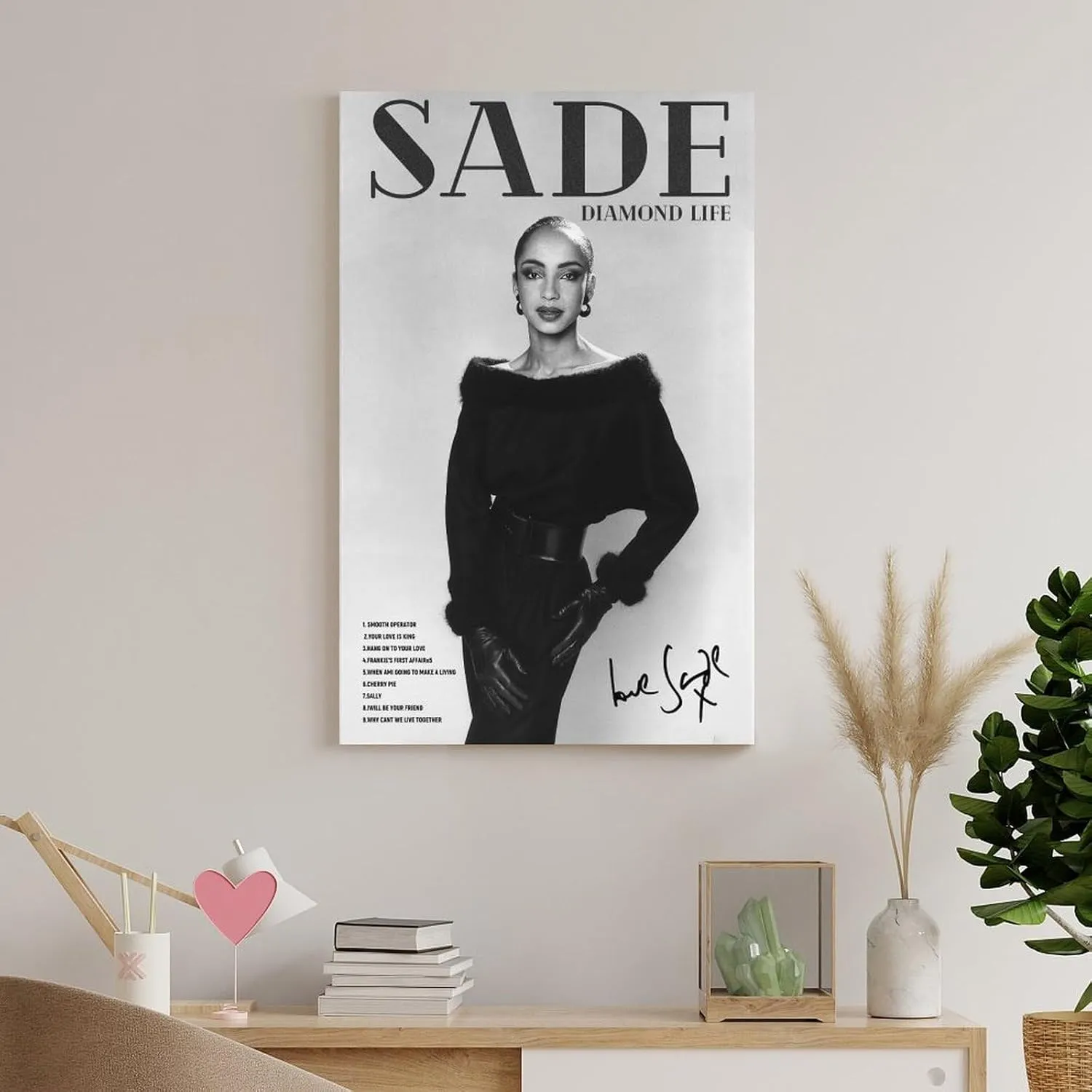 Redamancy Sade Poster Canvas Wall Art For Room Aesthetic And Decor (30) Poster For Bedroom Living Room Bathroom Kitchen Office Decor 20x30inch(50x75cm) Unframe-style