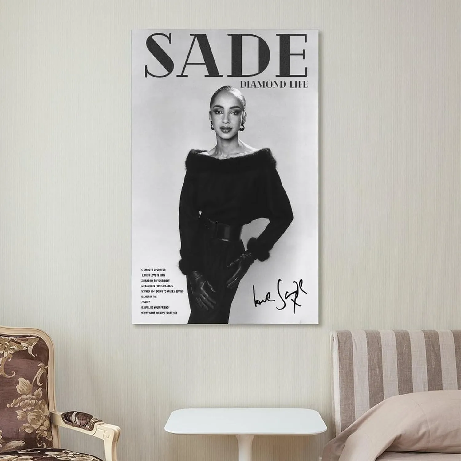 Redamancy Sade Poster Canvas Wall Art For Room Aesthetic And Decor (30) Poster For Bedroom Living Room Bathroom Kitchen Office Decor 20x30inch(50x75cm) Unframe-style