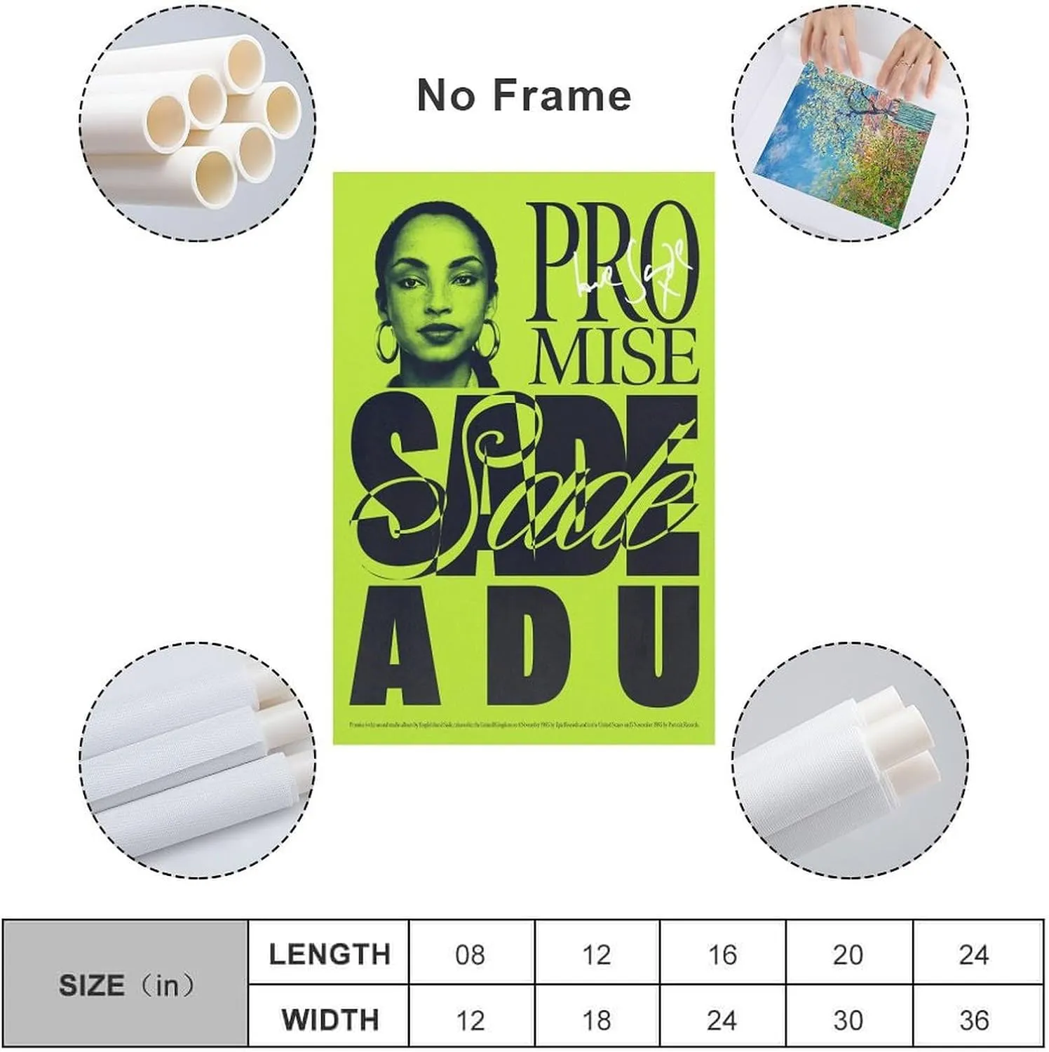 Redamancy Sade Poster Canvas Wall Art For Room Aesthetic And Decor (6) Poster For Bedroom Living Room Bathroom Kitchen Office Decor 20x30inch(50x75cm) Unframe-style
