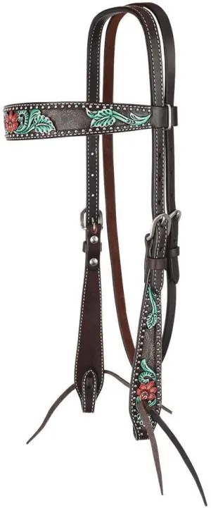 Reinsman Circle Y Cactus Flower Filigree Browband Headstall N/A OS
