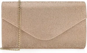 Rhinestone Purse Crystal Clutch for Women Evening Bag Bling Foldover Purse
