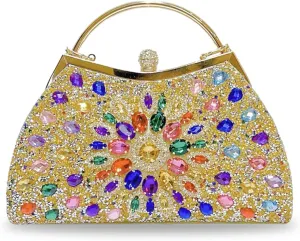 Rhinestone shell bag female evening dress banquet hand bag,hand evening bag