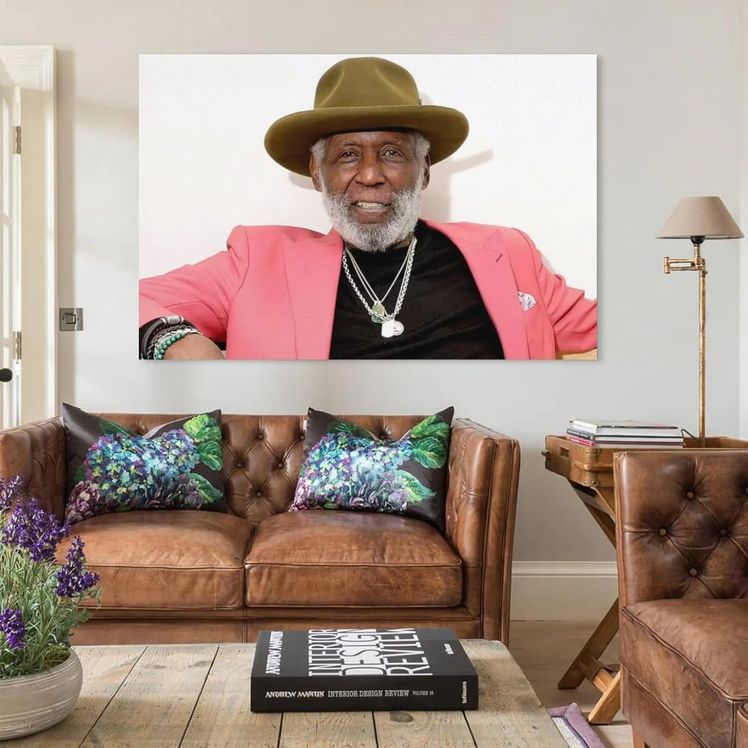 Richard Roundtree Film Cast Poster Poster Cool Artworks Painting Wall Art Canvas Prints Hanging Picture Home Decor Posters Gift Idea 20x30inch(50x75cm)
