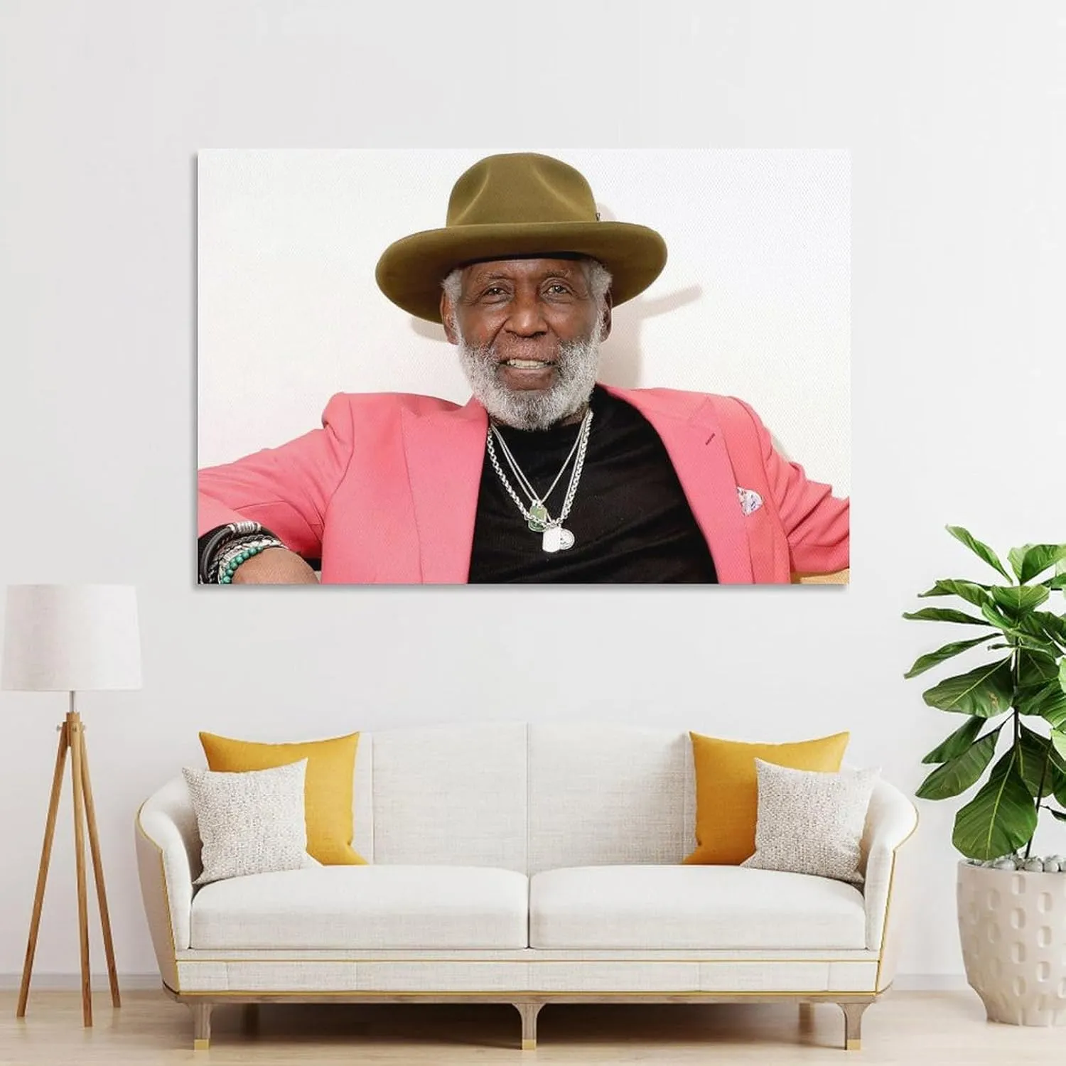 Richard Roundtree Film Cast Poster Poster Cool Artworks Painting Wall Art Canvas Prints Hanging Picture Home Decor Posters Gift Idea 20x30inch(50x75cm)