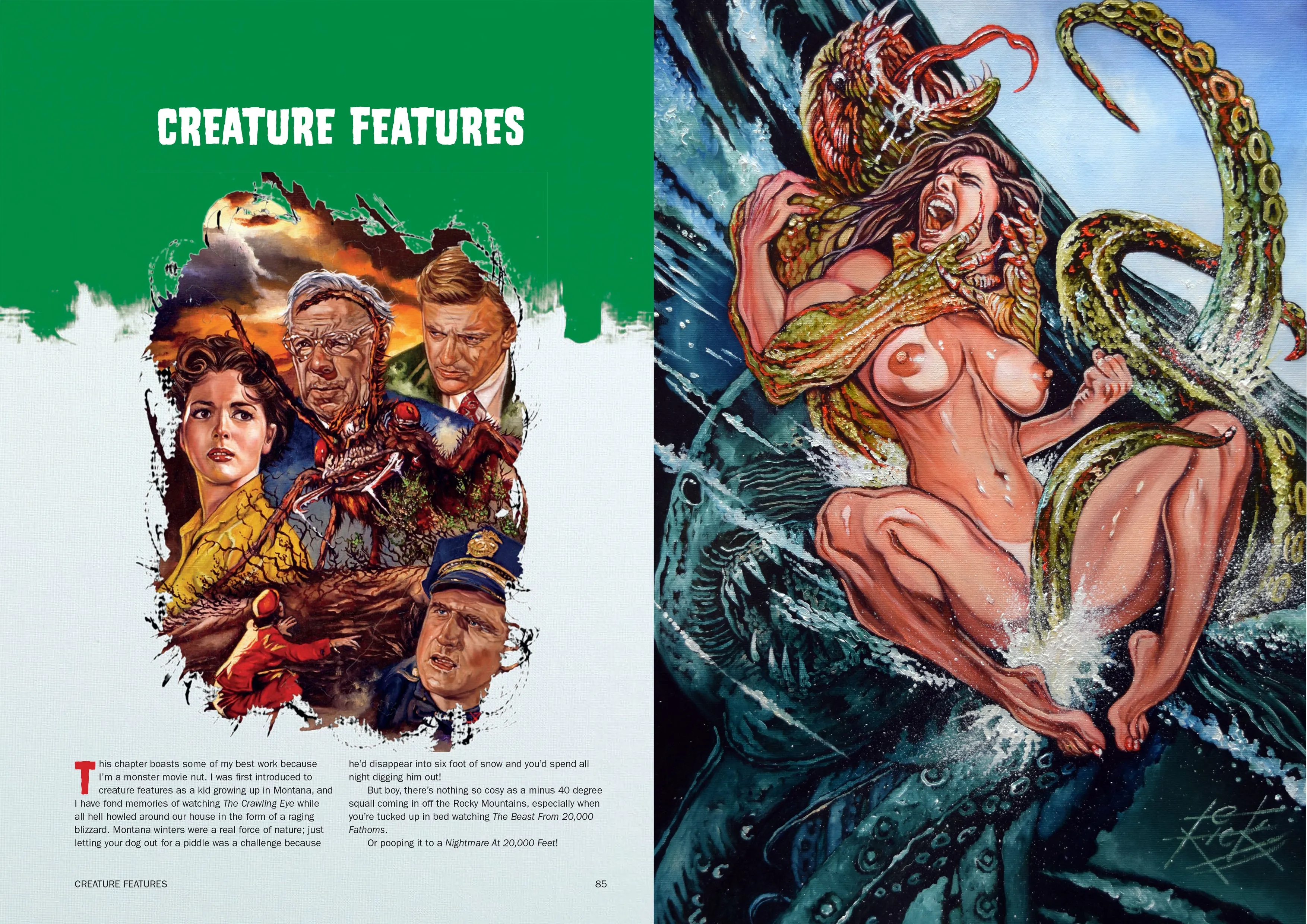 Rick Melton's Fright Gallery - Hardback Book