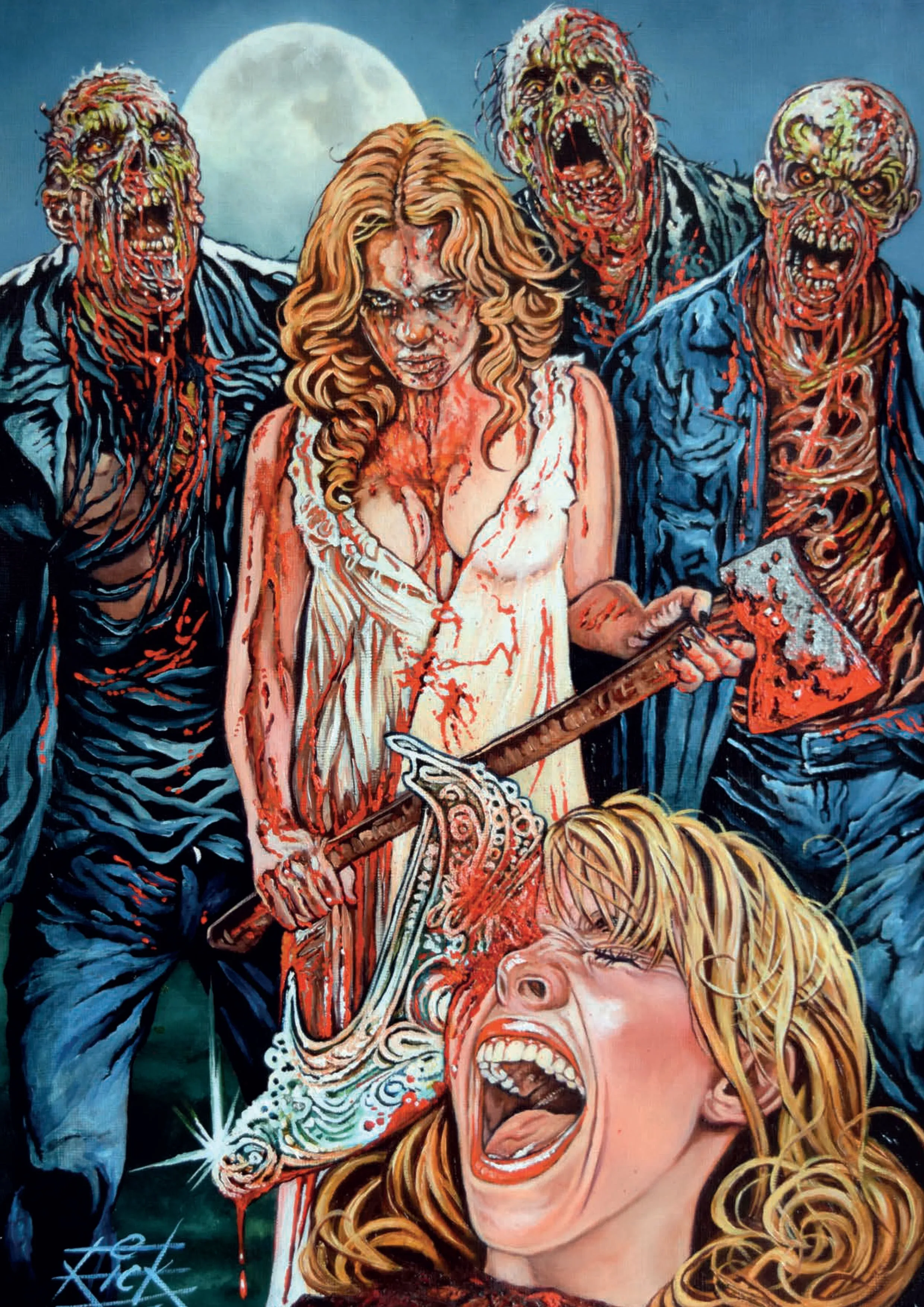 Rick Melton's Fright Gallery - Hardback Book