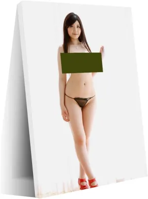 Rie Tachikawa Art Sexy Portrait Poster3Wall Poster Art Canvas Print Living Room Office Bedroom Aesthetic Poster12x18inch(30x45cm) Frame-style