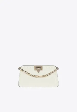 Rockstud Leather Clutch Bag
