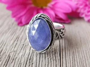 Rose Cut Tanzanite Ring or Pendant (Choose Your Size)