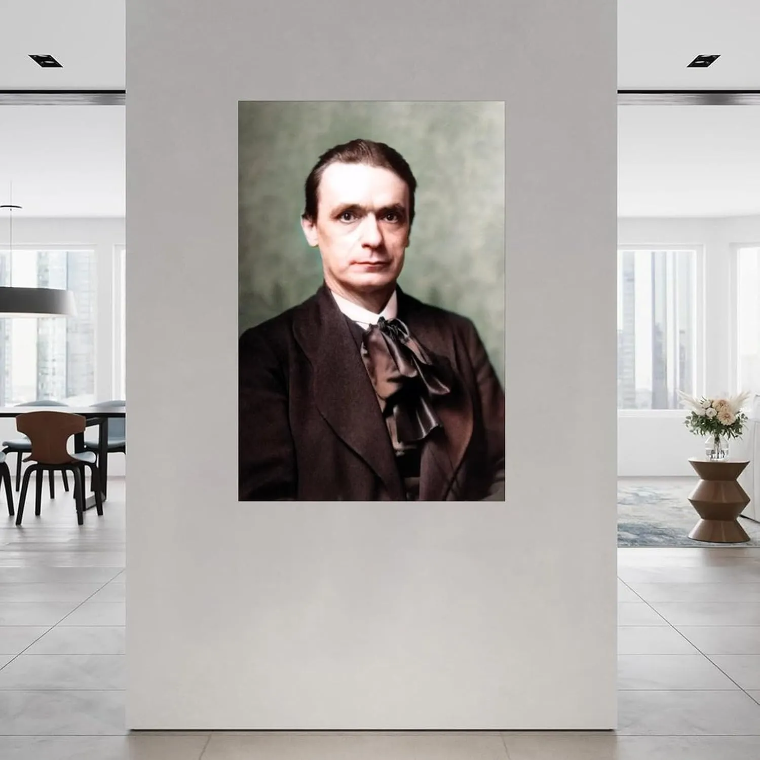 Rudolf Steiner Poster Portrait Art (10) Canvas Painting for Living Room Bedroom Decor 24x36inch(60x90cm) Unframe-style