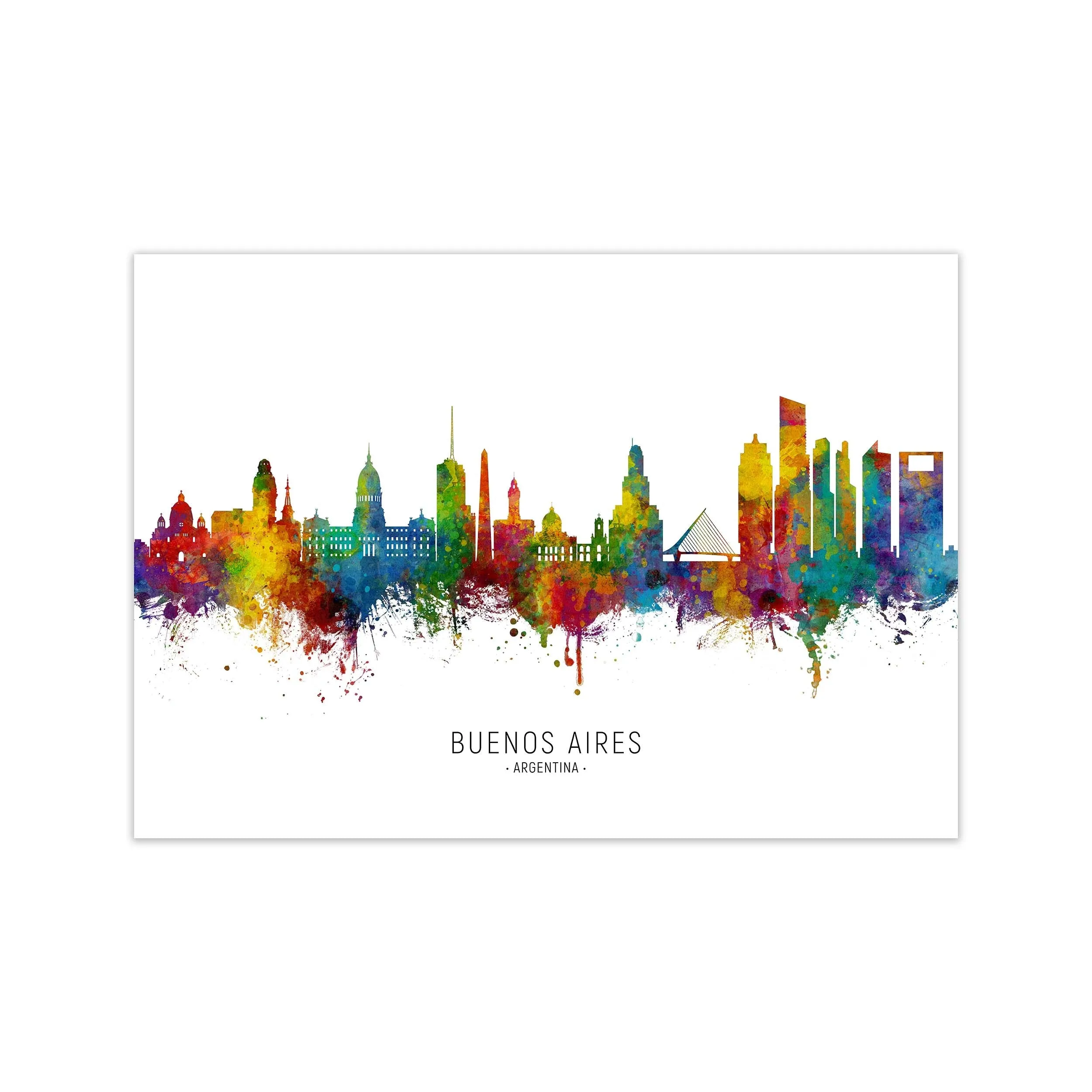Rynx | Buenos Aires Argentina Skyline Art Print
