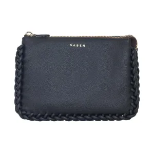 Saben - Tilly's Big Sis Crossbody - Black Plait Edge