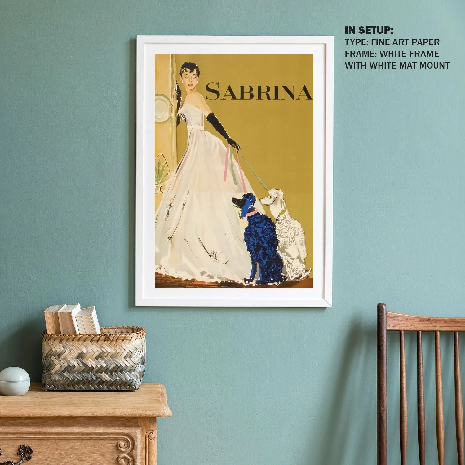 Sabrina (1954) Movie Poster Art