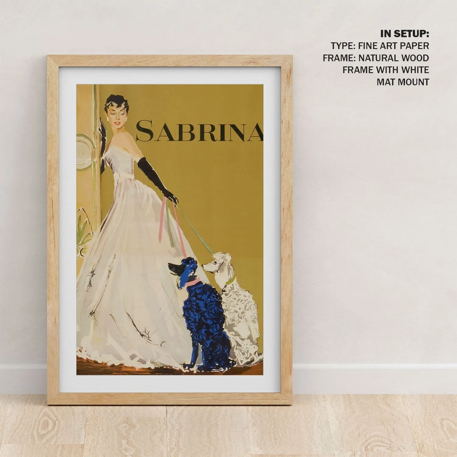 Sabrina (1954) Movie Poster Art