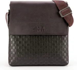 Sac bandoulière sacoche homme PU simili cuir