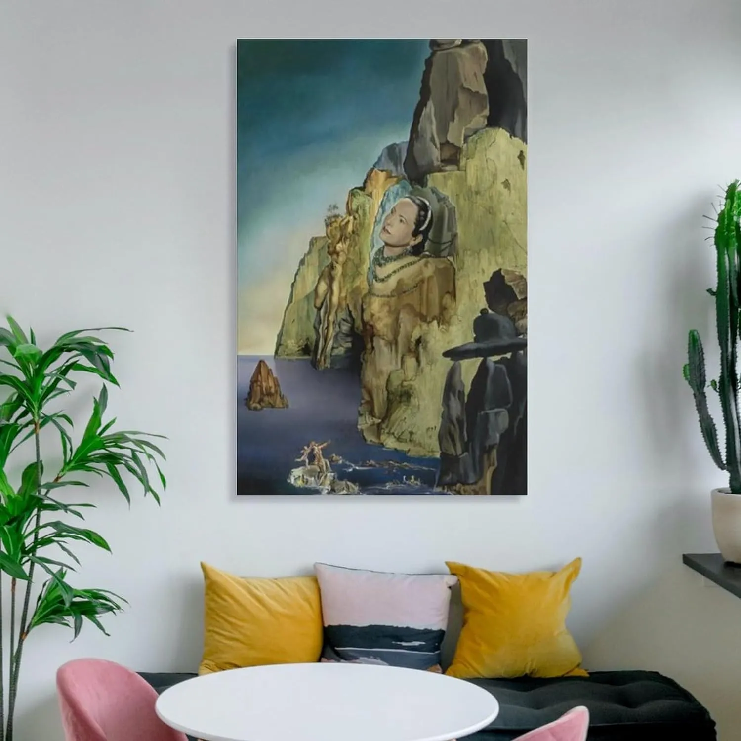 Salvador Dali Poster Portrait of The Princess Arthchild Gourielli Helena Rubinstein (1943) Canvas Wall Art Poster Decorative Bedroom Modern Home Print Picture Artworks Posters 16x24inch(40x60cm)
