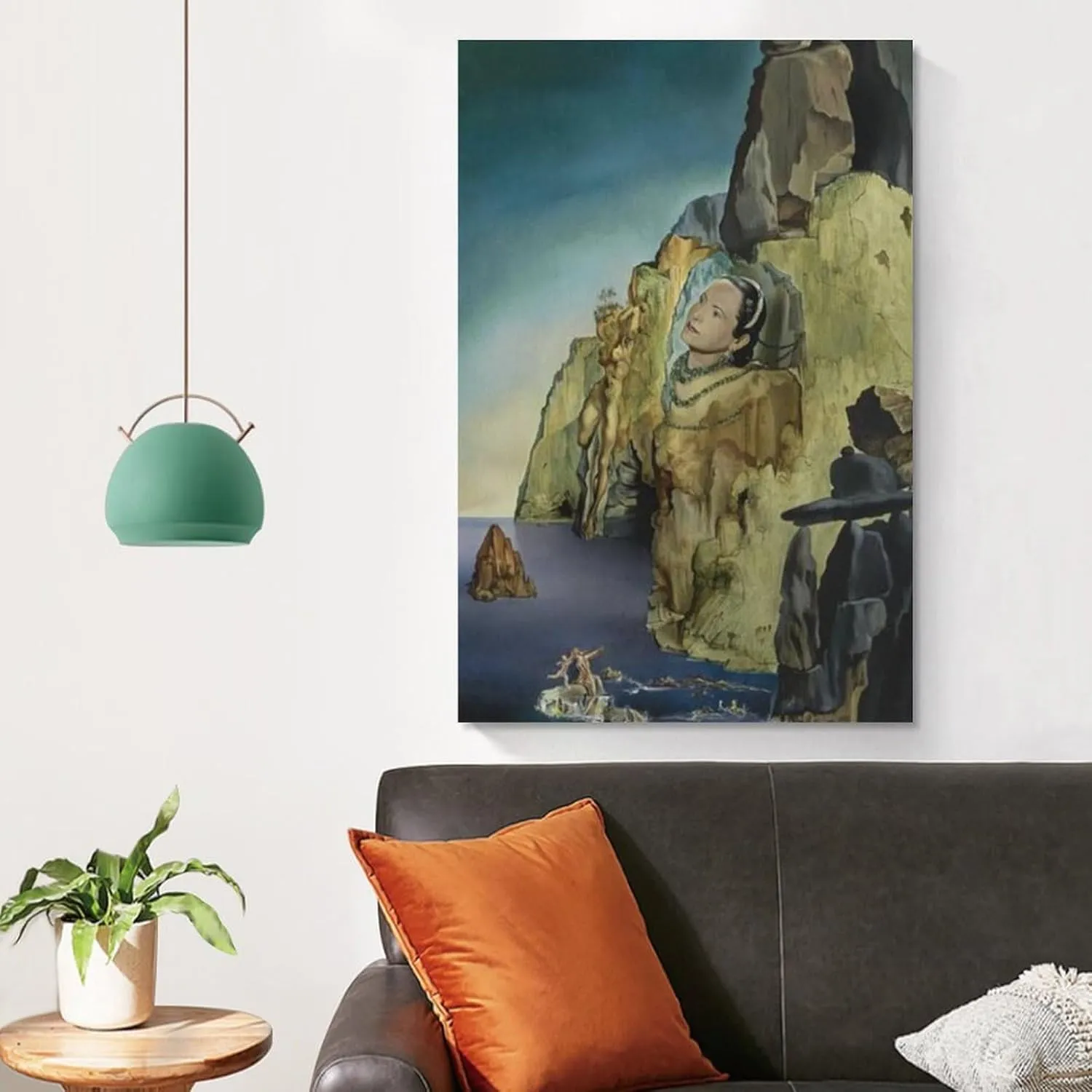 Salvador Dali Poster Portrait of The Princess Arthchild Gourielli Helena Rubinstein (1943) Canvas Wall Art Poster Decorative Bedroom Modern Home Print Picture Artworks Posters 16x24inch(40x60cm)