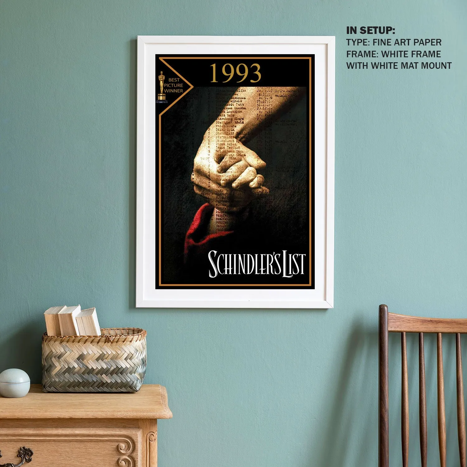 Schindler's List (1993) Movie Poster Art