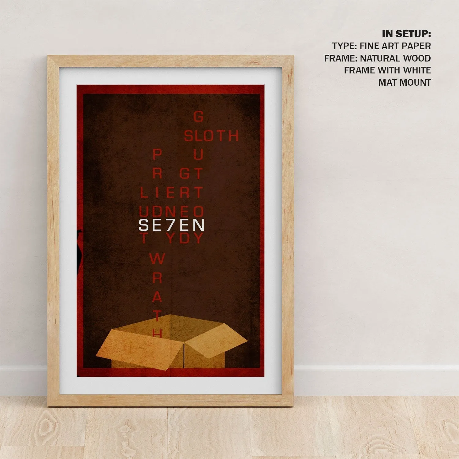 Se7en (1995) (1) Movie Poster Art