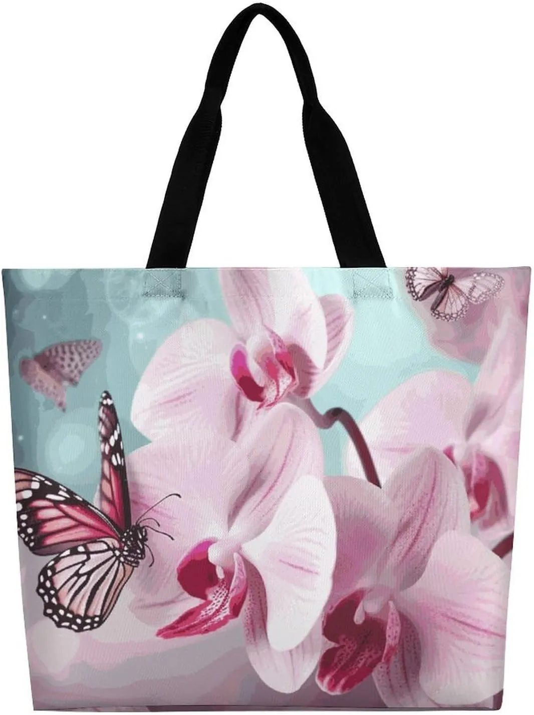 Sea Animals Stingrays Tote Bag for Women Reusable Grocery Shoulder Bag Shopping Bags for Travel, Groceries