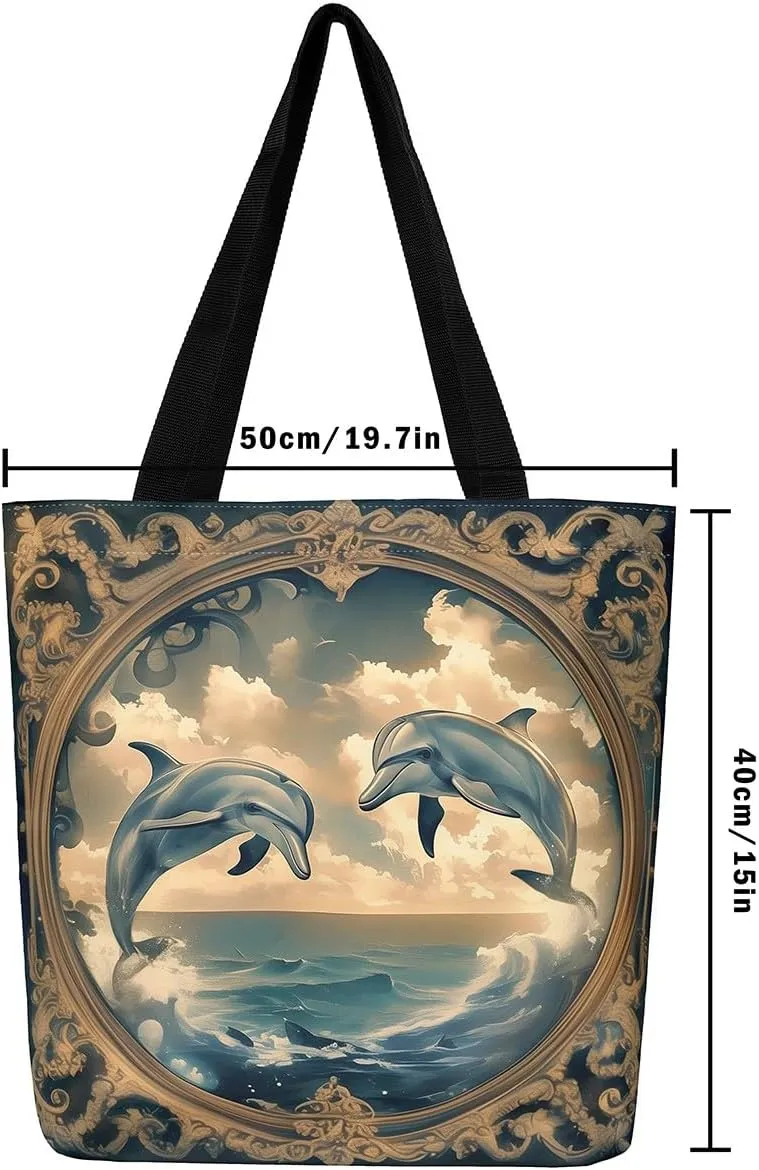 Sea Turtle Canvas Tote Bag