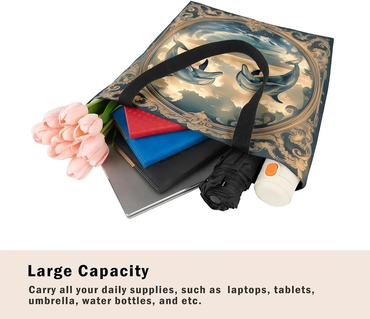 Sea Turtle Canvas Tote Bag