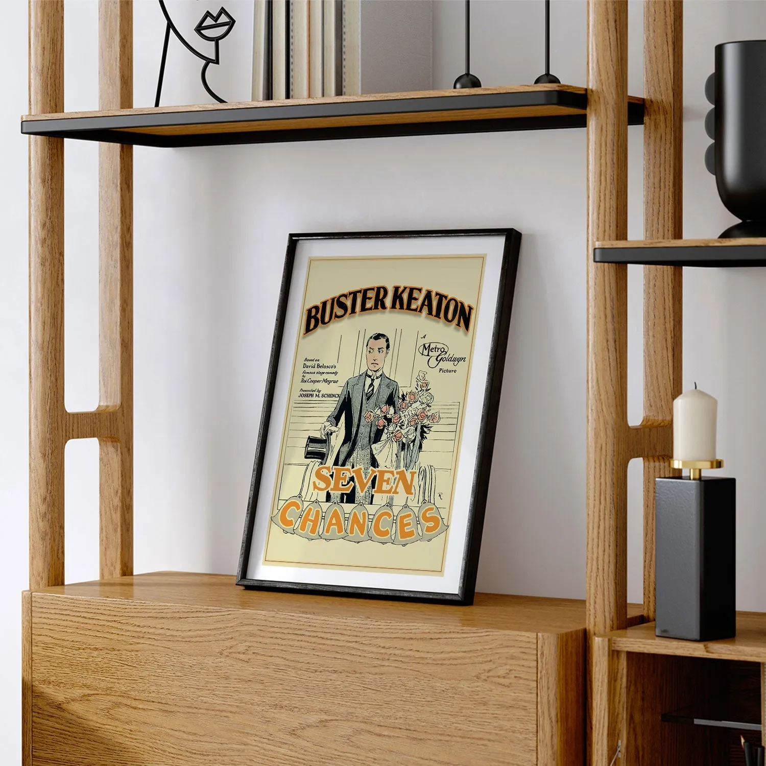 Seven Chances (1925) Movie Poster Art