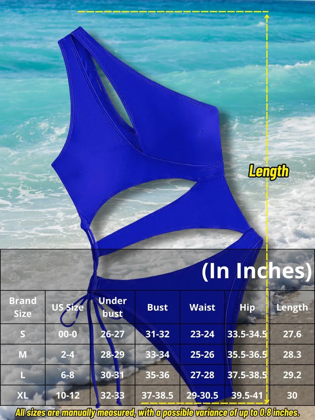 Sexy One Piece Swimsuit for Women,Cut Out Keyhole High Cut Cheeky Monokini,Pool Party Beach Wear Vacation