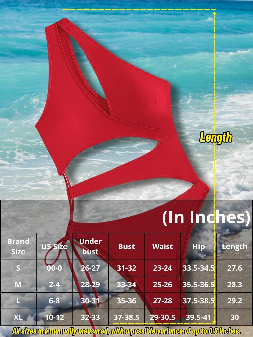Sexy One Piece Swimsuit for Women,Cut Out Keyhole High Cut Cheeky Monokini,Pool Party Beach Wear Vacation