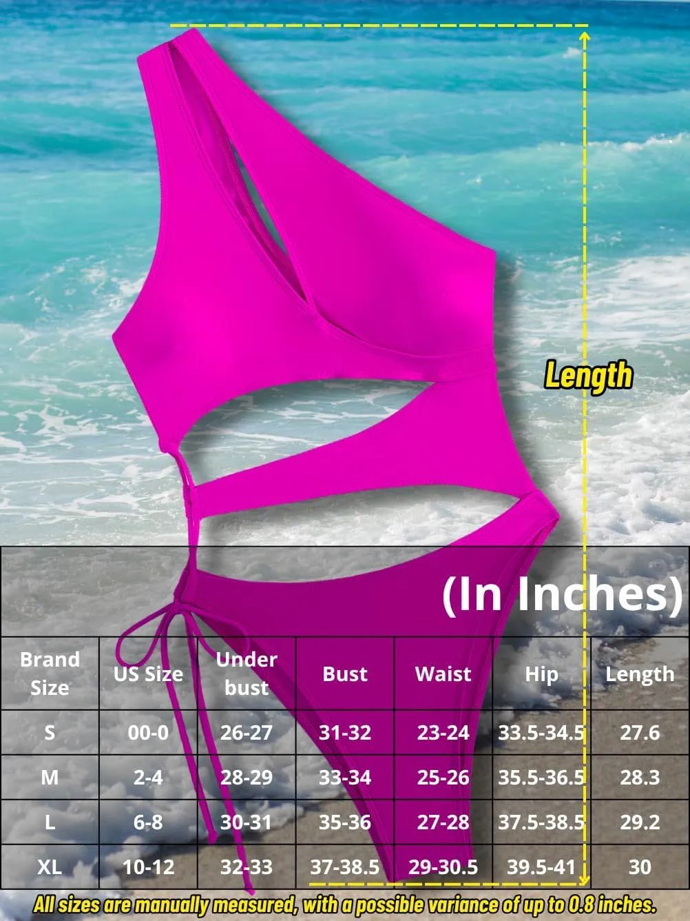 Sexy One Piece Swimsuit for Women,Cut Out Keyhole High Cut Cheeky Monokini,Pool Party Beach Wear Vacation