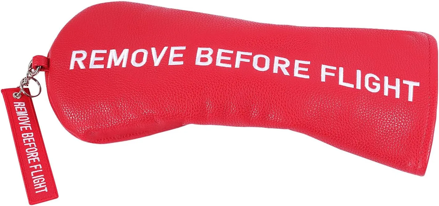 SHABIER Golf Head Cover with Remove Before Flight Design for Golf Club