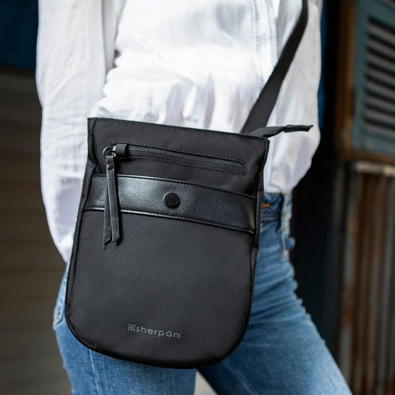 Sherpani Prima, Anti Theft Crossbody Bag, Travel Bag, Small Shoulder Bag, Cross Body Bag, Purses for Women
