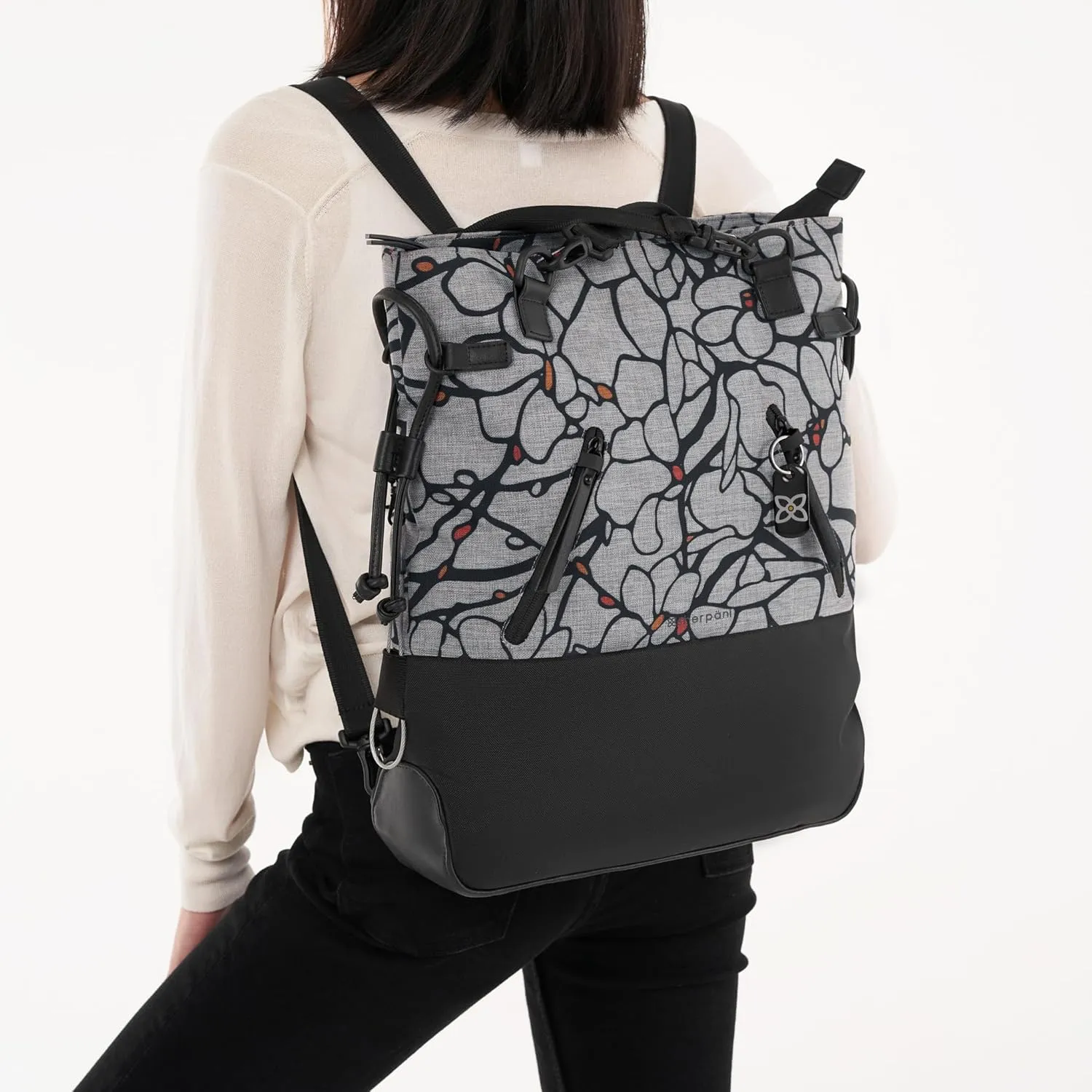 Sherpani Tempest, Anti-Theft Travel Backpack, Teacher Tote Bag, Backpack for Women, Fits 15 Inch Laptop (No Sleeve)