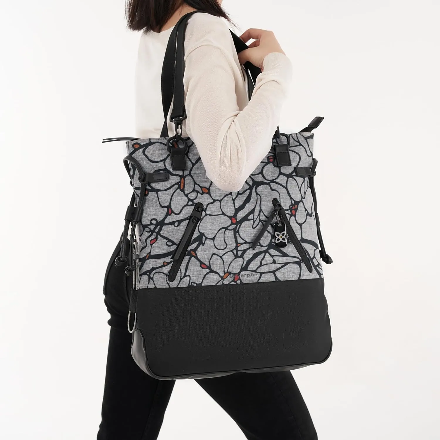 Sherpani Tempest, Anti-Theft Travel Backpack, Teacher Tote Bag, Backpack for Women, Fits 15 Inch Laptop (No Sleeve)