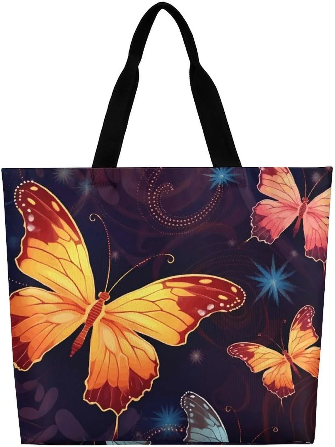 Shopping Bag for Women, Astronaut Tote Bag, Large Capacity Shoulder Bags for Groceries Travel