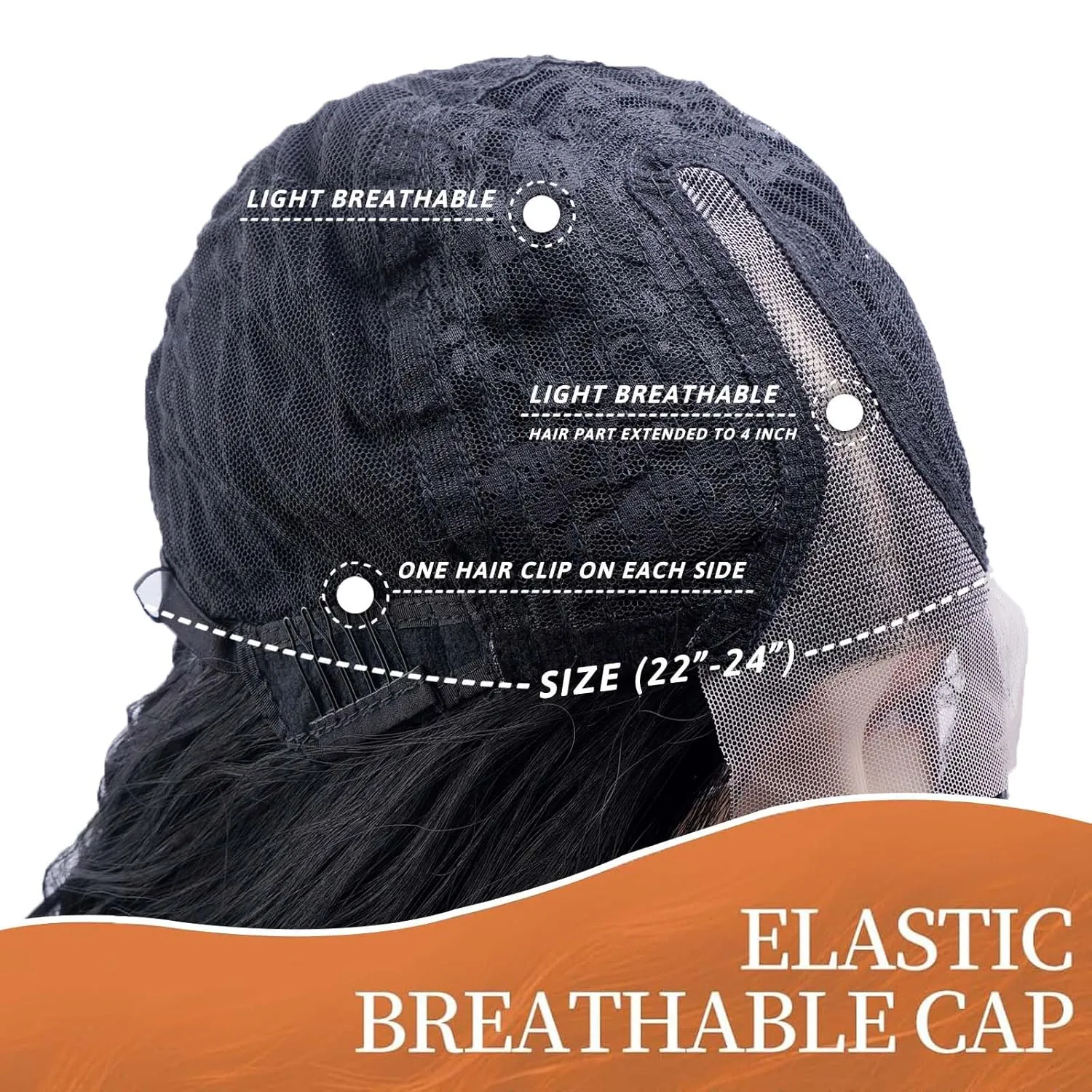 Short Wavy Bob Wigs for Women Black Wig with Lace Synthetic Wigs for Black Women 14 Inch Middle Part Wig Black Curly Wigs for White Women Shoulder Length for Daily (#1B Natural Black)