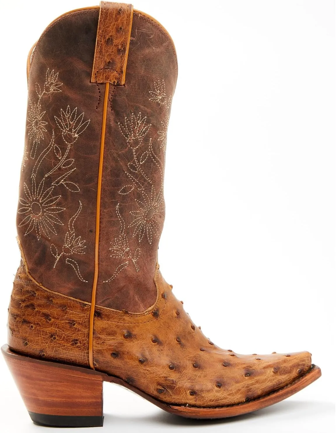 Shyanne Women's Daisie Exotic Full Quill Ostrich Western Boot Snip Toe - Beswfa23l1