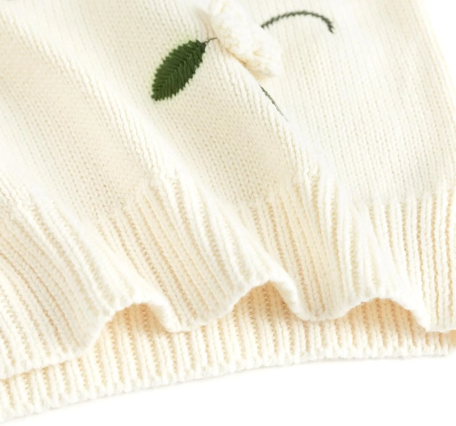 Simplee kids Baby Pullover Sweater Valentines Outfit Love Embroidery Knit Sweaters Coat for Autumn Fall and Winter