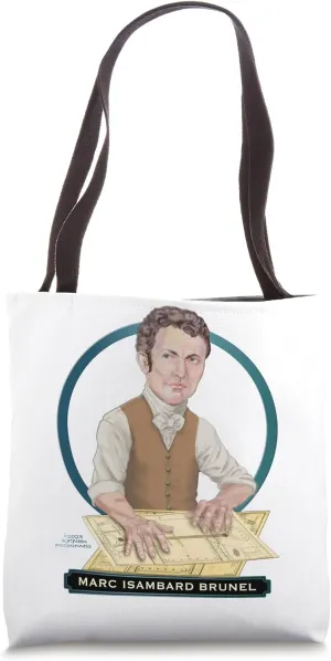 Sir Marc Isambard Brunel, French, English engineer, inventor Tote Bag