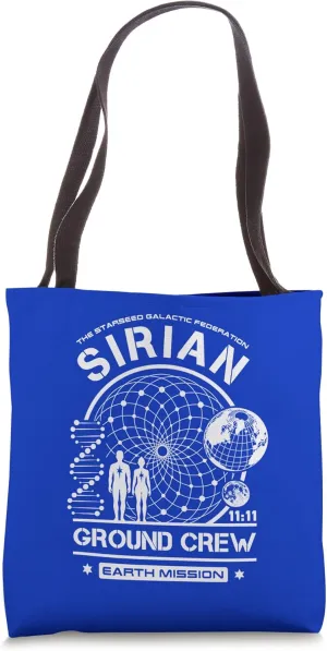 Sirian Starseed Earth Mission Ground Crew Tote Bag